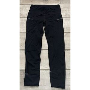 Athleta Relay Tight‎ Capri Pants Womens Size XS Black Gym Athletic Activewear